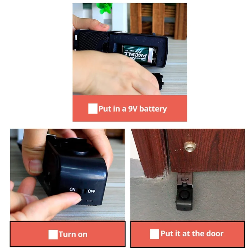 KOVAXN™  Premium Door Blocker With Alarm