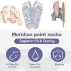 Acupressure Socks With Massager Stick