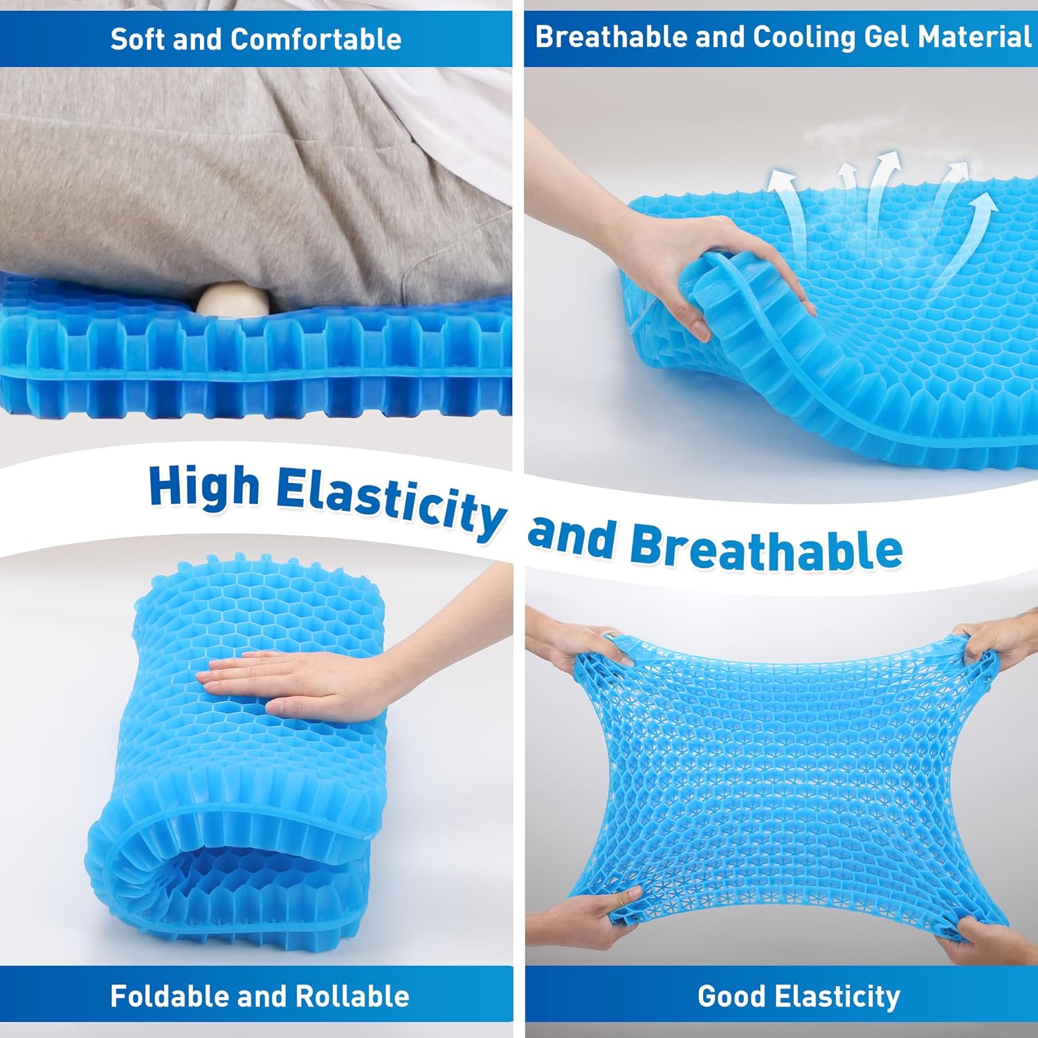Kovaxn Premium Orthopedic Gel Seat Cushion